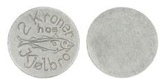 2 corone (moneta di emergenza J. F. Kjølbro)