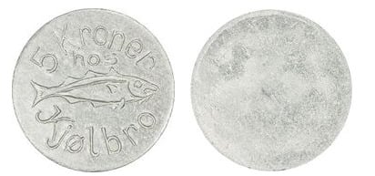 5 corone (moneta di emergenza J. F. Kjølbro)