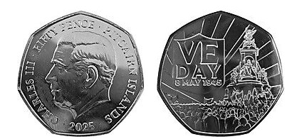 50 penny (Victoria Memorial)