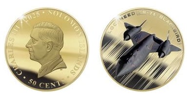 50 centesimi (Lockheed SR-71 Blackbird)