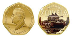50 centesimi (carri armati della Seconda Guerra Mondiale -Comet)