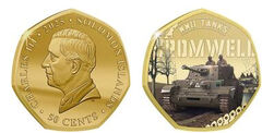 50 centesimi (carri armati della Seconda Guerra Mondiale -Cromwell)