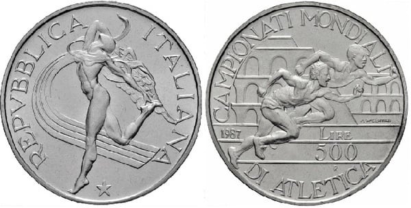 500 lire (Campionati mondiali di atletica leggera)