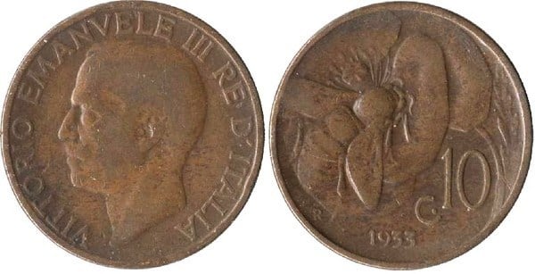 10 centesimi (Vittorio Emanuele III)