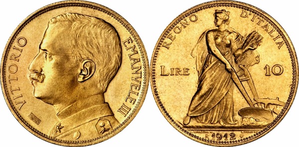 10 lire (Vittorio Emanuele III)