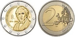 2 euro (150° anniversario della morte di Alessandro Manzoni)