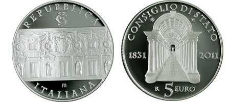 5 euro (180º Aniversario del Consejo de Estado)