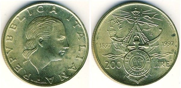 200 lire (Centenario dell'Associazione Navale Italiana)