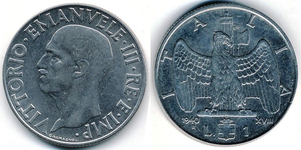 1 lire (Vittorio Emanuele III)