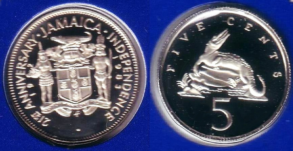 5 cents (21° Anniversario dell'Indipendenza)