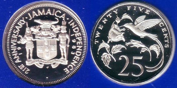 25 cents (21° Anniversario dell'Indipendenza)