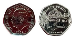 50 pence (Vigili del Fuoco - Blackpool)