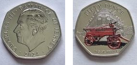 50 pence (Vigili del Fuoco - St. Helier)