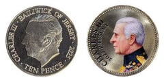 10 penny (Re Carlo III)