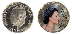 10 penny (Regina Elisabetta II)