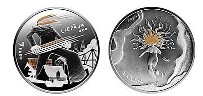 5 euro (Sole e Vento / Liepāja)