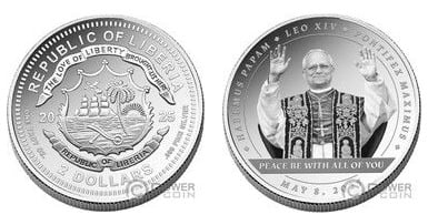 2 dollari (Papa Leone XIV)