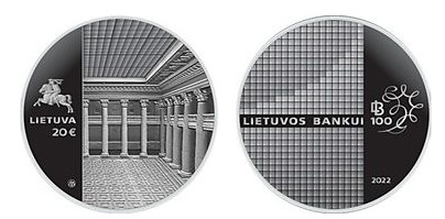 20 euro (Centenario del Banco de Lituania)