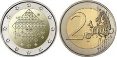 2 euro (Giardini di paglia in Lituania)