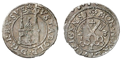 1 scellino e mezzo (Gustavo II Adolfo)