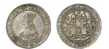 1 dalderi (Christina)