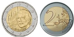 2 euro (Gran Duque Henri y Palacio Gran Ducal)