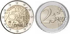 2 euro (75° anniversario della Dichiarazione di Schuman)