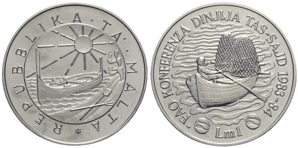 1 lira (Conferenza mondiale della pesca)