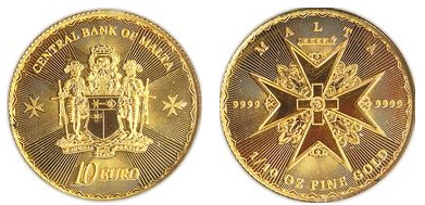 10 euro (Croce di Malta)