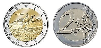 2 euro (Città murate di Malta-Mdina)