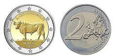 2 euro (Specie autoctona: il bue maltese)