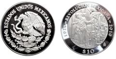 10 pesos (Centenario della Rivoluzione Messicana - Adelita)
