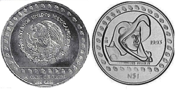 1 nuevo peso (Guerriero dell'Aquila)