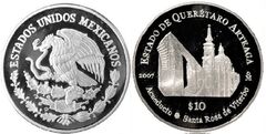 10 pesos (Stato di Queretaro Arteaga - Acquedotto di Santa Rosa de Viterbo)