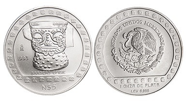 5 Nuevos Pesos (Braciere a effigie)