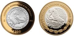 100 pesos (8 scudi repubblicani 1828)