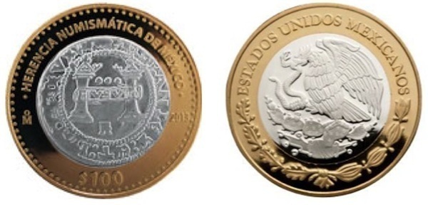 100 pesos (3 reali Carlos e Juana)