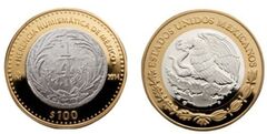 100 pesos (1/4 di Real 1834)
