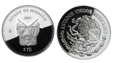 10 Pesos (Araldica Hidalgo)