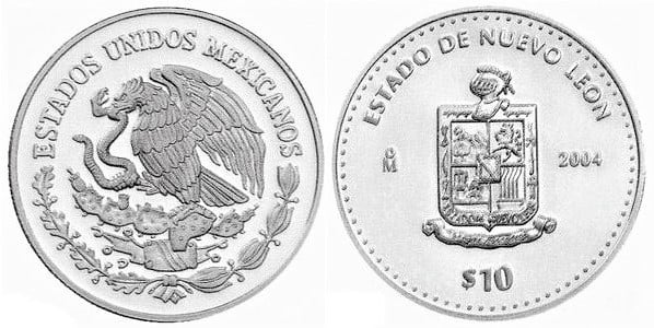 10 pesos (Estado de Nuevo León)