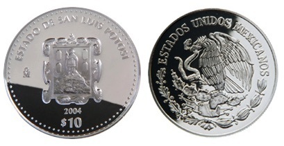 10 Pesos (Araldica di San Luis Potosí)