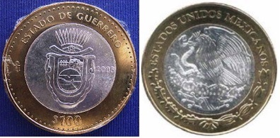 100 Pesos (Guerriero araldico)