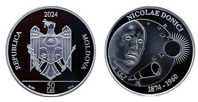 50 lei (Nicolae Donici - 150° anniversario della nascita)