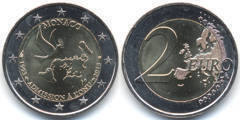2 euro (20 Aniversario de la Adhesión a las Naciones Unidas)