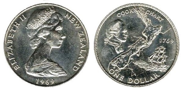 1 dollar (200° anniversario del viaggio del capitano Cook)