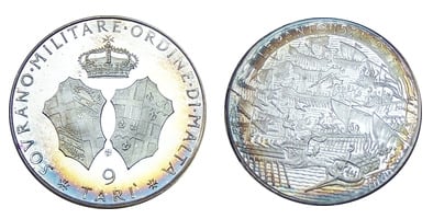 9 tarì (Angelo-400° anniversario della battaglia navale di Lepanto)