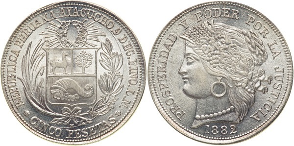 5 pesetas