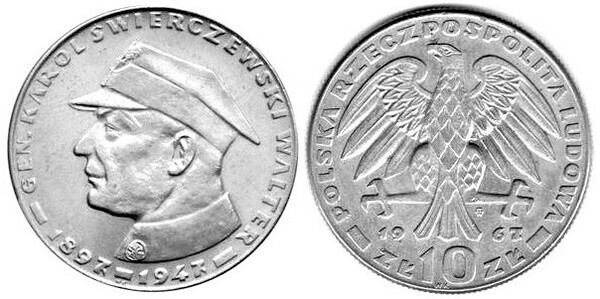 10 zlotych (Generale Karol Swierczewski)