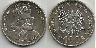 100 zlotych (Wladyslaw I )