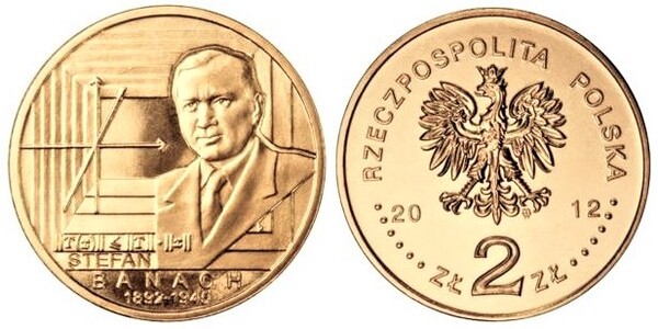 2 zlote (120° anniversario della nascita di Stefan Banach)